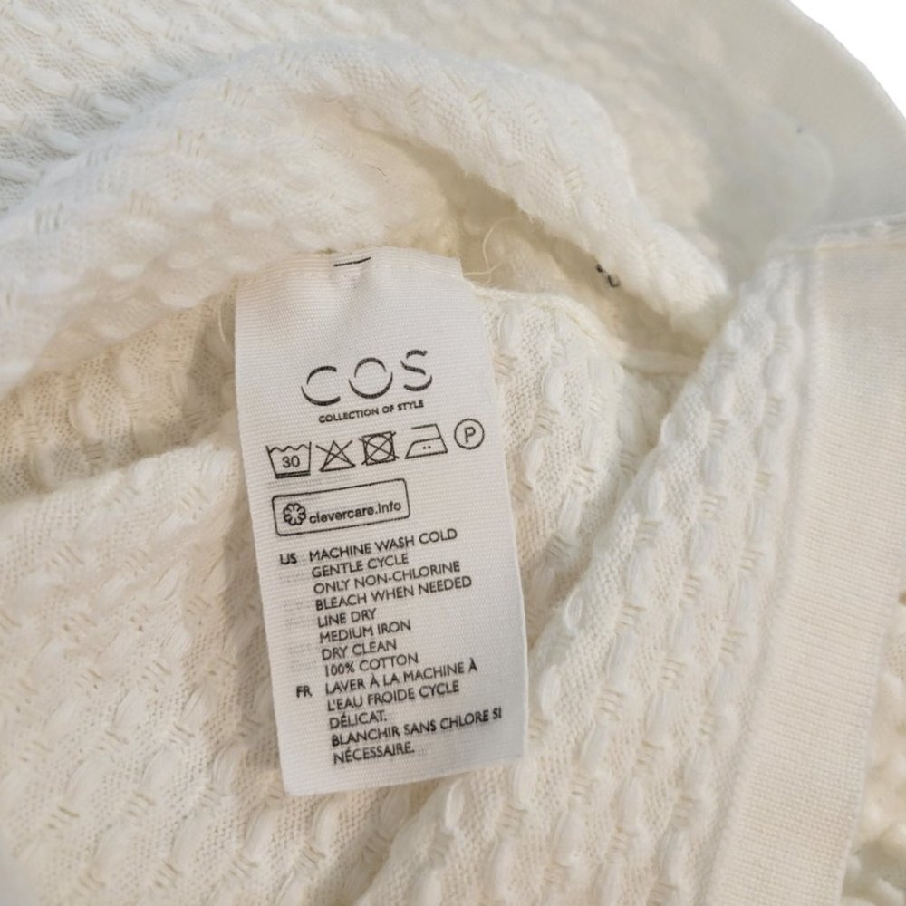COS Textured Knit Long Sleeve Sweater - Picture 8 of 10
